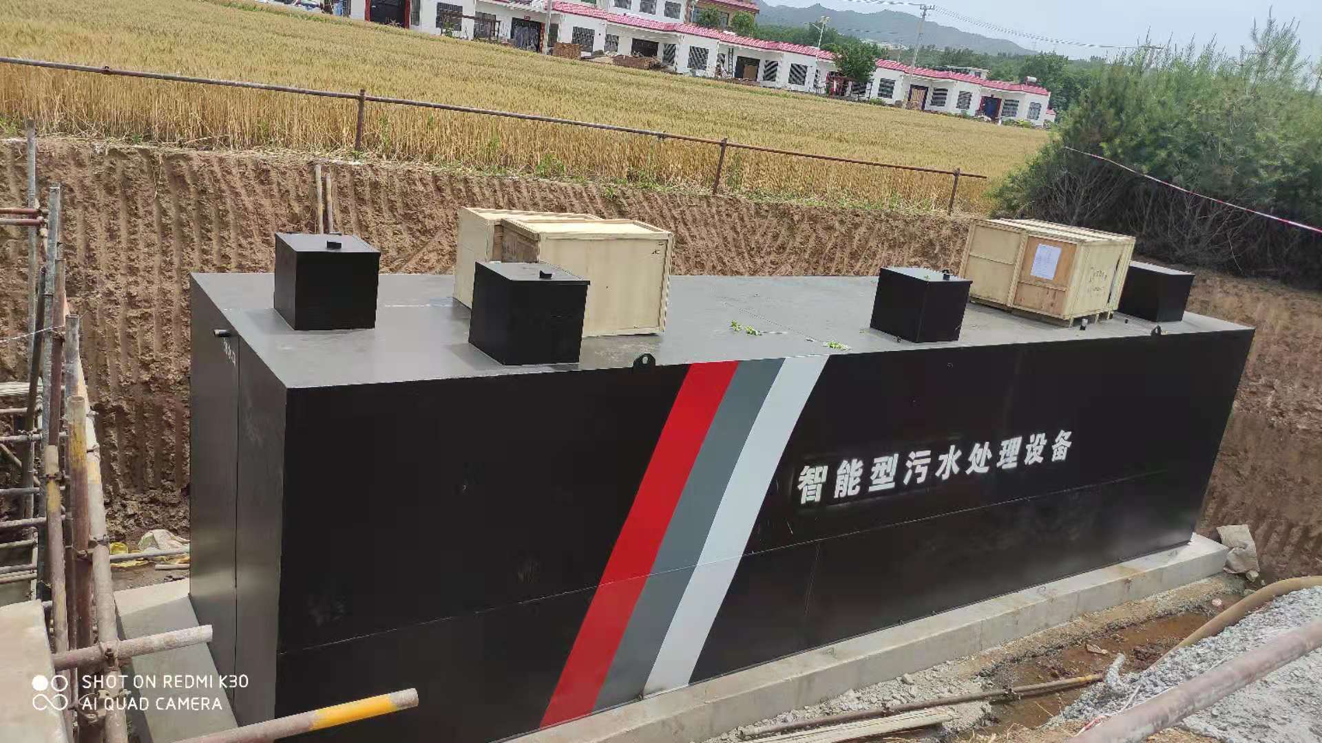 西安蓝田县新农村生活污水改造